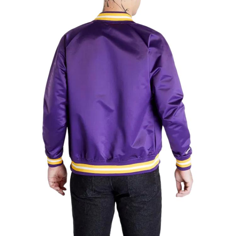 Mitchell & Ness Nba Lakers '' Lightweight Satin Jacket STJKMG18013-LALPURP