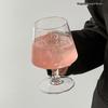 Trendy Glass Soda Water Bubble Cup - Brandy Glass for Iced Coffee and Drinks