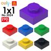 WANGE 1*1 Building Blocks 290Pcs No.3024 Small Compatible Bricks 1-Hole Low Elements Accessories MOC DIY Bulk Kids Toy