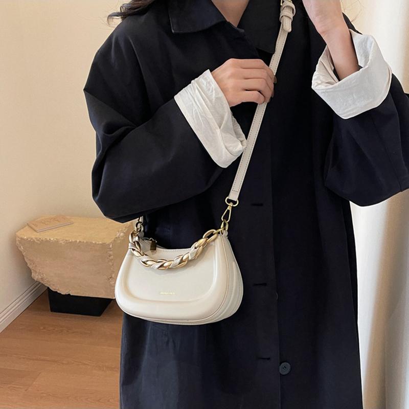 Prancūziška niša rankinė, moteriška rudens ir žiemos pečių krepšys, universalus retro stiliaus balno krepšys