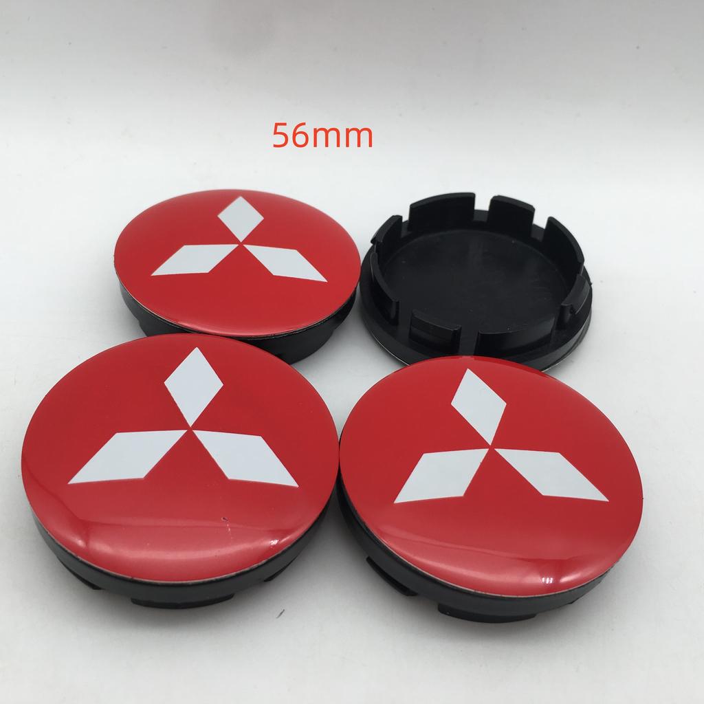 20pcs 3D 56mm 60mm 68mm for Mitsubishi Car Wheel hub emblem Center Cap Badge covers sticker Decals styling auto Accessories