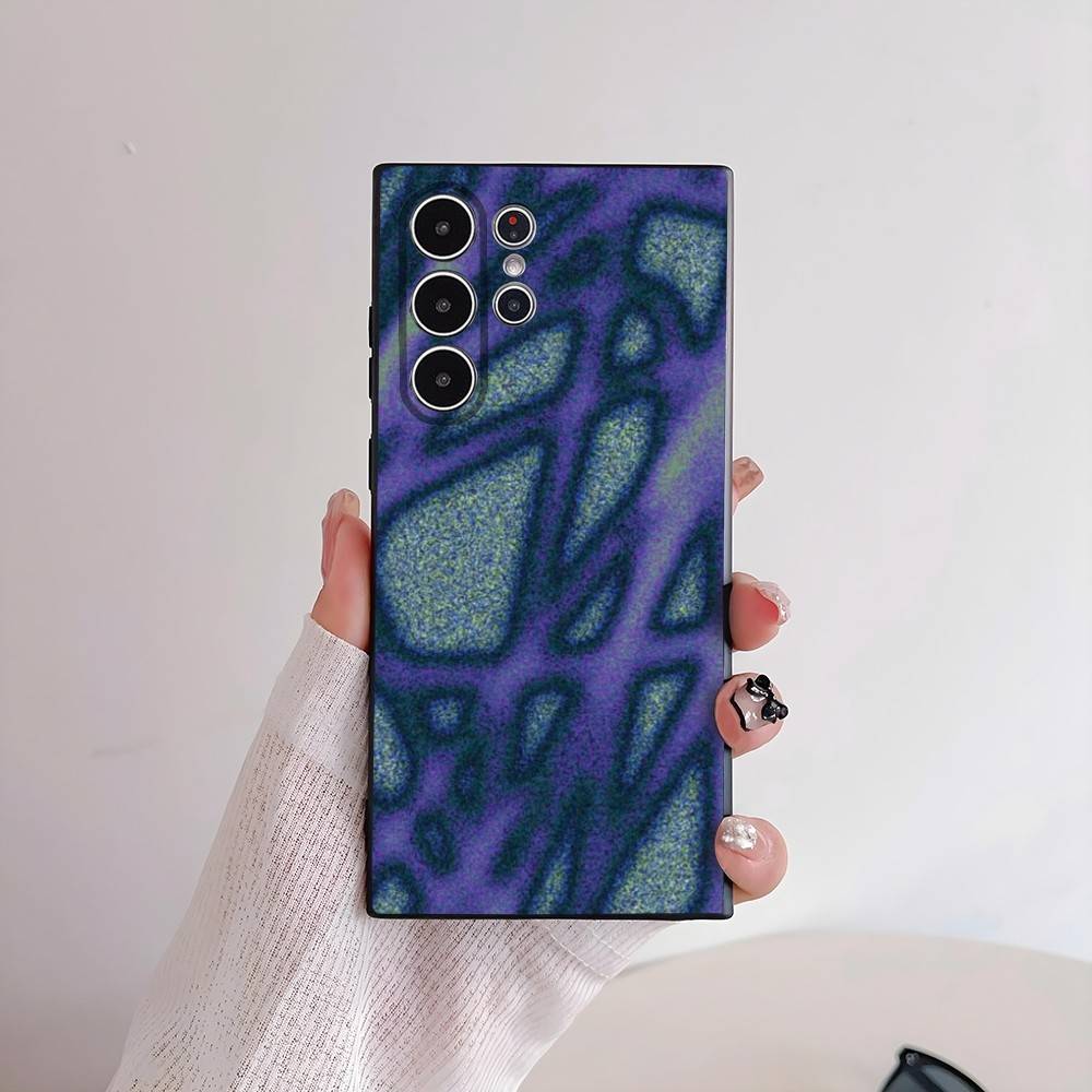 Fashion Abstract Phone Case For Samsung Galaxy S25 S24 S22 S23 Ultra S21 S20 Plus 5G Frosted Non-Slip Full Cover Soft Case