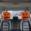 Halloween Decoration Pumpkin Non-woven Christmas Car Chair Cover Festive Atmosphere To Create Car Backrest Chair Cover