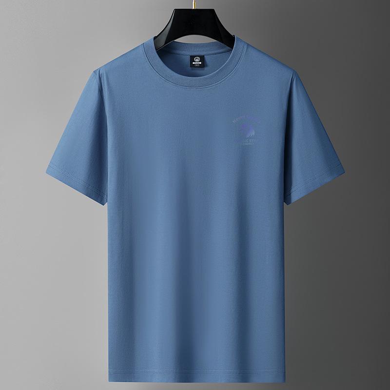 Men's Loose-Fit Cotton Short-Sleeve Summer T-Shirt