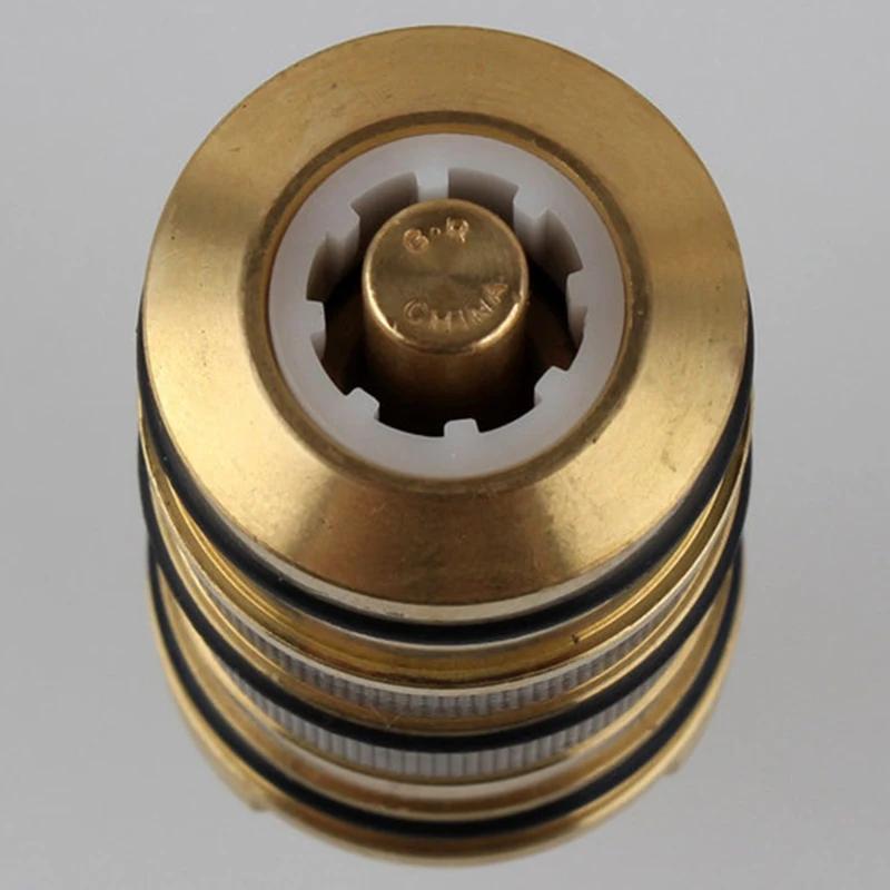 Mosazná vana sprcha termostatická vložka a rukojeť pro směšovací ventil Mixér Sprchový tyčový kohoutek Sprchový směšovací ventil Patrona ZM918