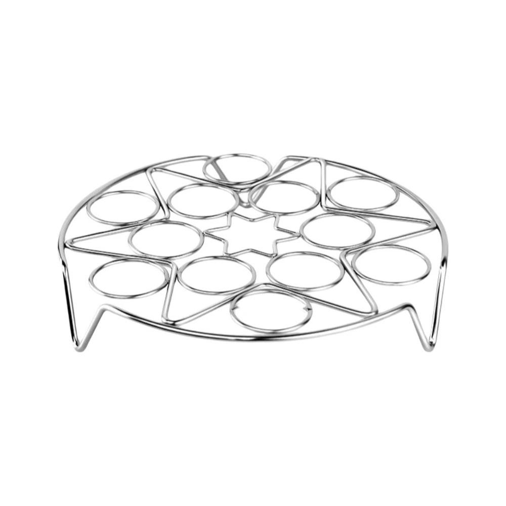 1/2PCS Efficient Egg Cooking Rack Heat-Resistant Food Steamer Shelf Steaming Tray  Kitchen