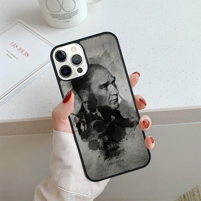 Mustafa Kemal Ataturk Phone Case For iPhone 17 Air 13 12 14 15 16  Cover For Apple 14 15 16 Pro Max Plus Coque