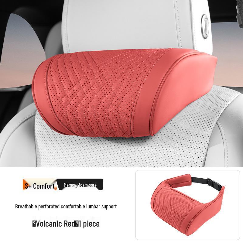 Zeekr 007/001 Car Headrest: Lumbar & Neck Support Pillow - All-Season Breathable Interior Decor