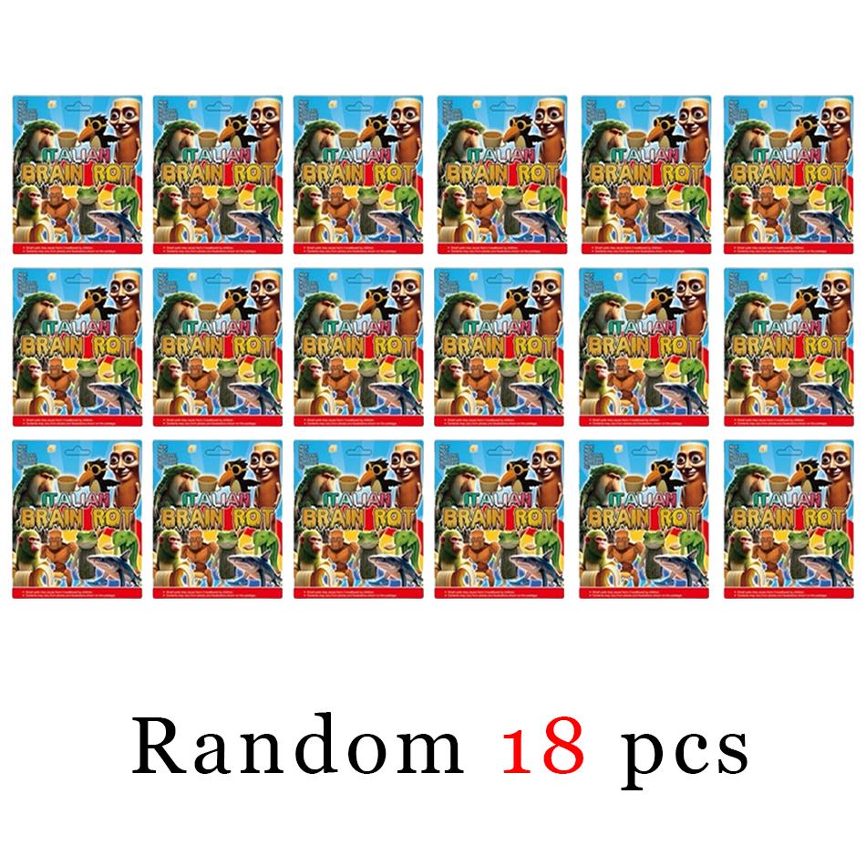 Italian Brainrot AI Animals Tung Tung Tung Sahur Figure Tralalelo Tralala Figurine Doll Toy Desk Decoration Model Ornament Gift