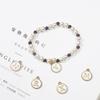 10Pcs 12mm Three Colors 26Letters Accessories For Jewelry Component Making DIY Earring Bracelet Necklace