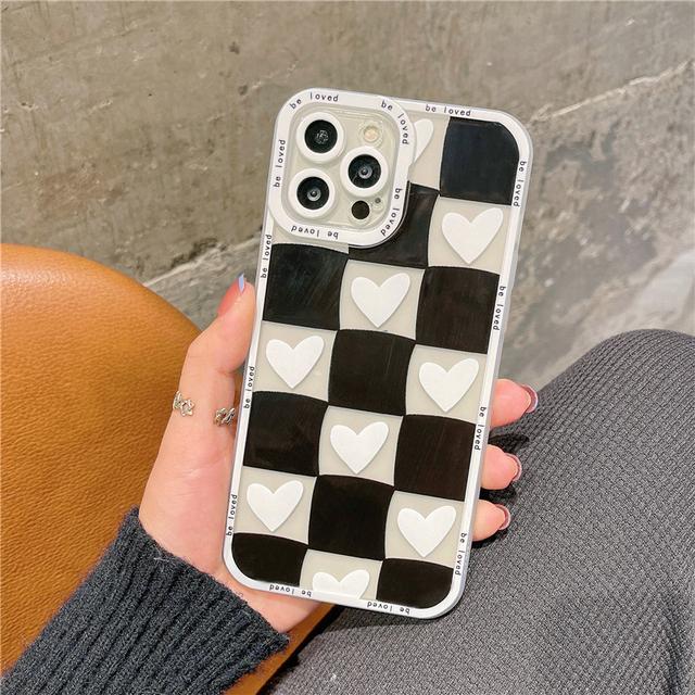 

Чехол Ins Love Heart с рисунком для Iphone 14, силиконовые чехлы Funda Iphone 11 12 13 Pro Max 7 Plus 8 X Xs Max Se 2022 Xr, чехол For iPhone 14 Pro