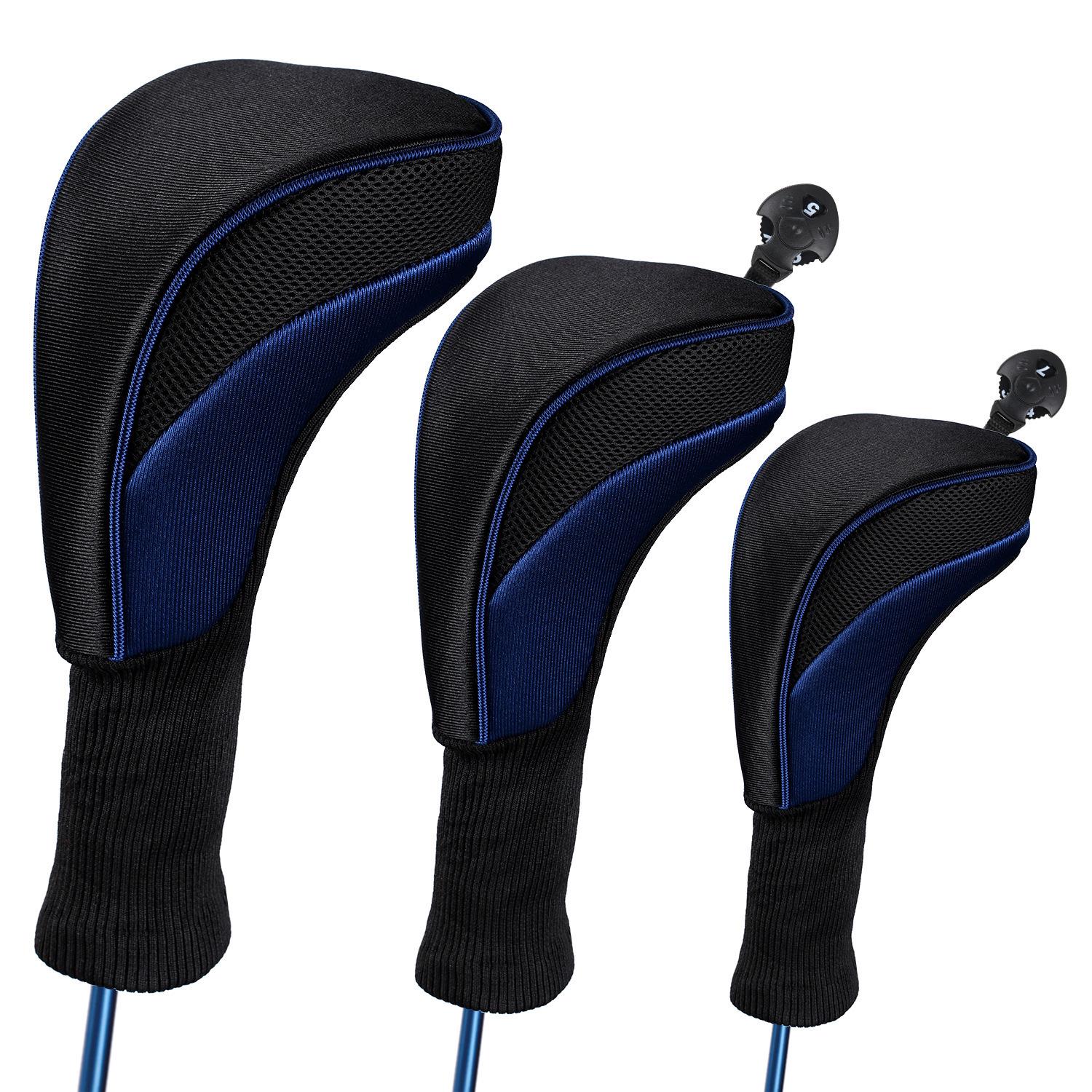Best-Selling Three-Piece Golf Club Wood Head Cover Set