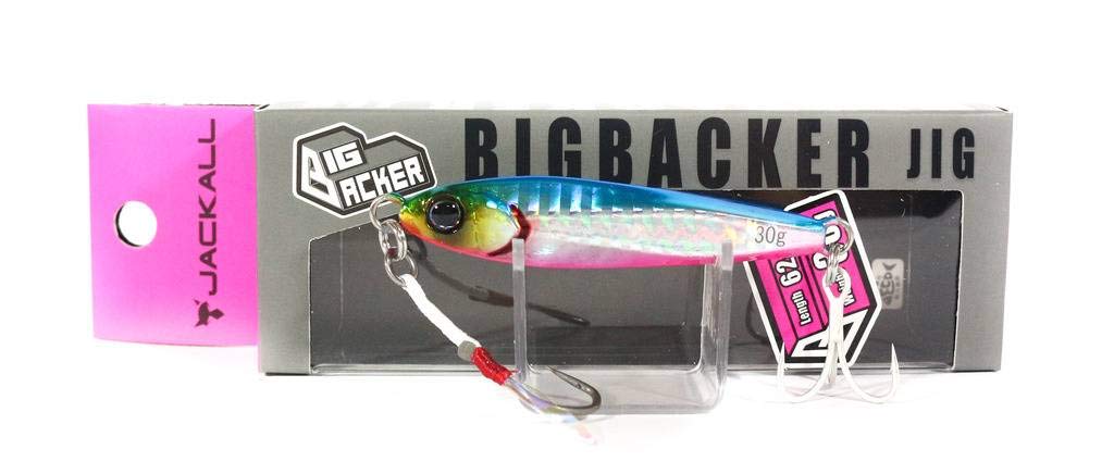 JACKALL Metal Jig Big Backer Jig 62mm 30g Bullpin/Border Holo