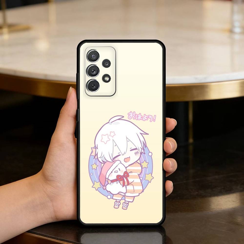 Singer M-Mafumafu Ctue Phone Case For Samsung Galaxy A73,A72,A71,A70,A53,A52,A51,Soft Silicone Black Cover Samsung a30 a20