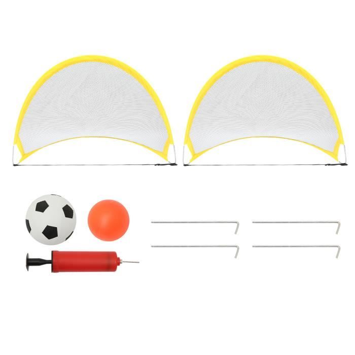 Mini-cage de football,Filet de but de Football pliant,1 ensemble,filet d'entraînement de Football,tente,jouets de - YELLOW[E706]