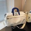 Korean Style Lightweight Travel Bag with Wet/Dry Compartments - Large Capacity Yoga Sports and Student Luggage Bag.