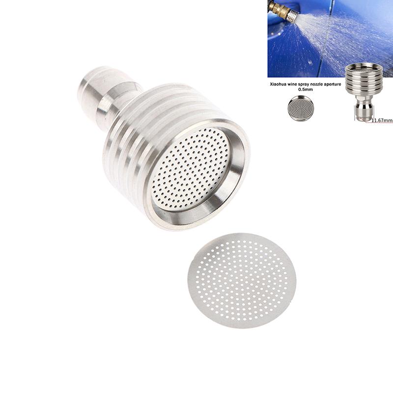 Stainless Steel Shower Blades High Pressure Water Gun Interface Washing Nozzle 1/4 Quick Connect Wash Cars Garden Urban Tool