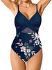 Women's Slimming Tummy Control Crossover Sporty Swimsuit