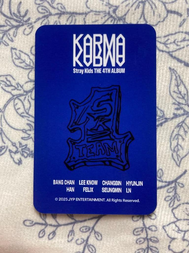 [USED] Stray Kids Hyunjin KARMA POPUP Uniform Trading Card