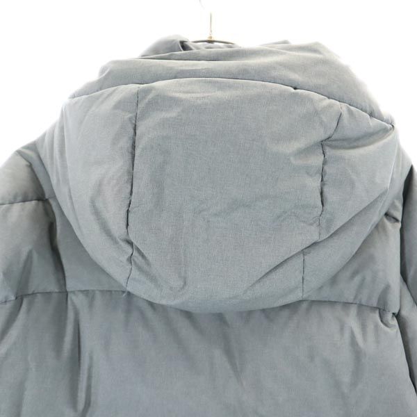 Uniqlo Seamless Down Jacket L Gray Hood Men's Used