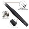 9/10pcs Curved/Straight Design Anti-Static Tweezers Durable Maintenance Tools  Electronic Repair