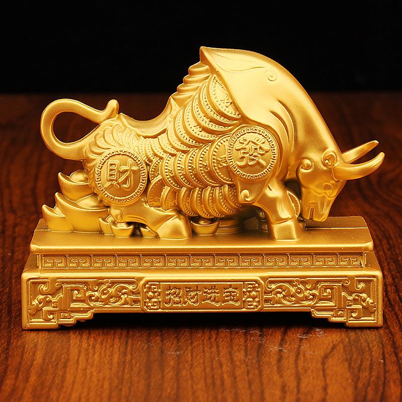 Twelve Zodiac Cow Ornament, Bullish, Wangtian Cai Niu Office, Store Opening, Living Room, Lucky Gifts