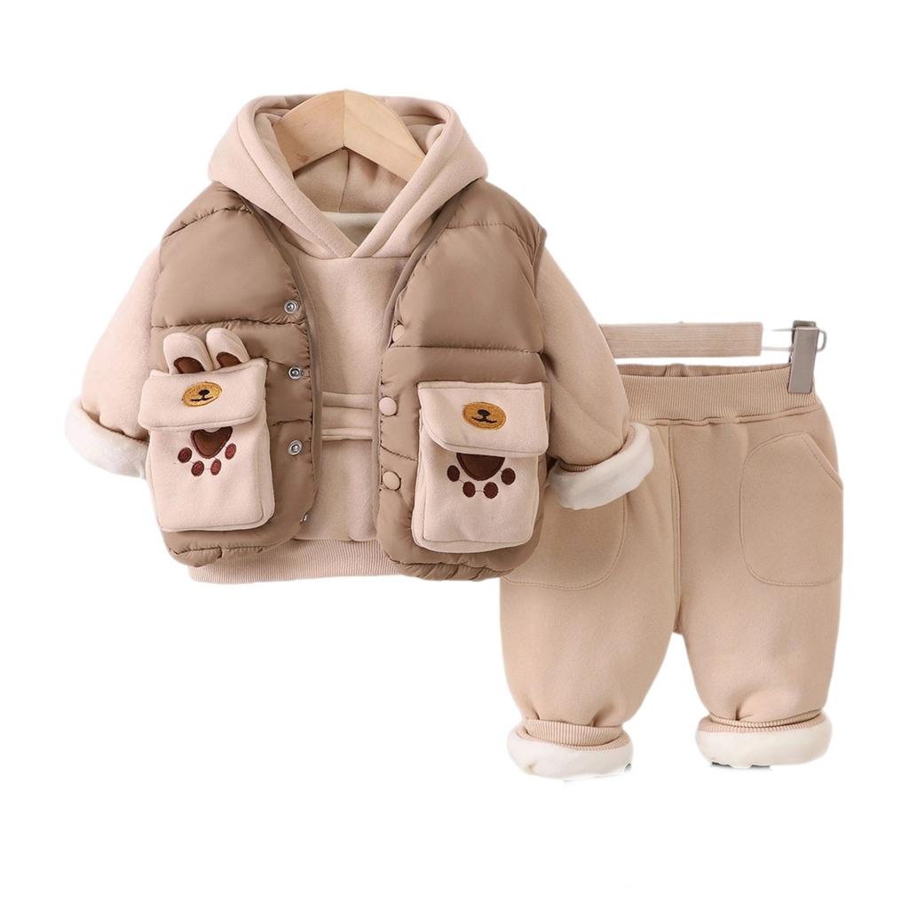 Dziecięcy Zestaw Casualowy z Długim Rękawem, Wygodne Codzienne Stroje