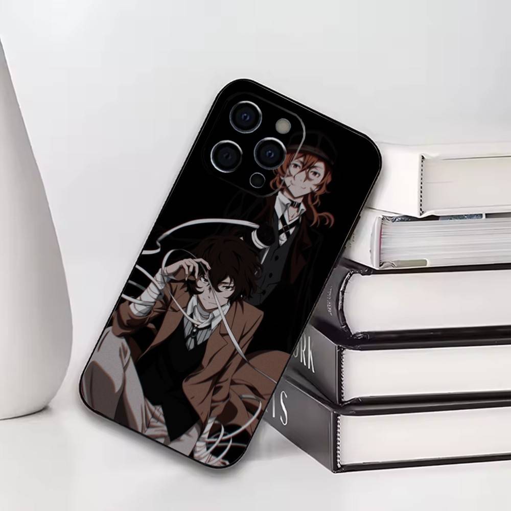 Bungo Stray Dogs  Phone Case For iPhone17,16,15,14,13,12,11 Plus,Pro Others Soft Black Cover
