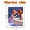 Disney Pearl Art Painting Frozen Elsa and Anna Handmade diy5D Pearl Gem Painting Pictures Crafts Special Shape Home Wall Decoration