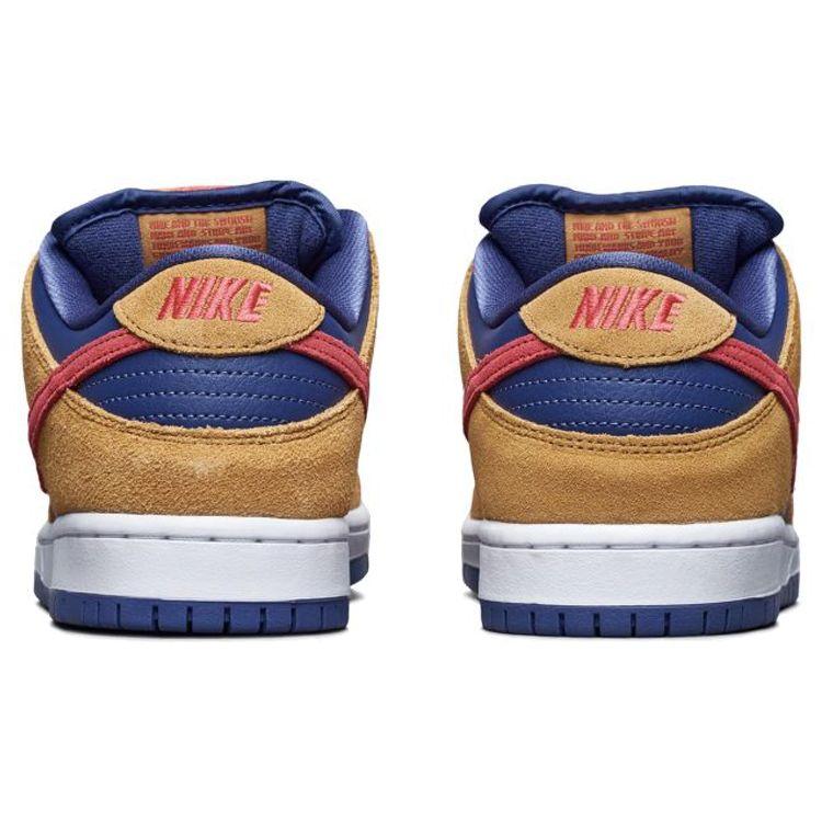Nike Dunk Low SB Reverse Papa Bear Unisex Tenisky Hnědá Pšeničná Světle-Fúzi-Červená BQ6817-700