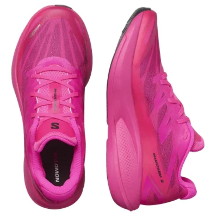 SALOMON Phantasm Sports Cushioning Abrasion Resistant Cushioning, Wear Resistant Low top Running Shoes Women's Pink 474300