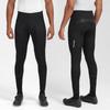Santic Men's Fleece Cycling Pants, Breathable, Quick-Drying, Padded, Windproof, and Elastic for Autumn and Winter, Black, Size XL