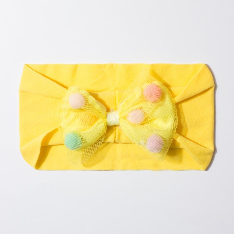 New Baby Headscarf Combination, Cute Baby Soft Bow Flower Headband, Children's Accessories