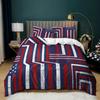 3D Striped Pattern National Flag Bedding Set Men Boy Duvet Cover Pillowcases 2/3pcs Single Double Bed Cover Gift Home Textile
