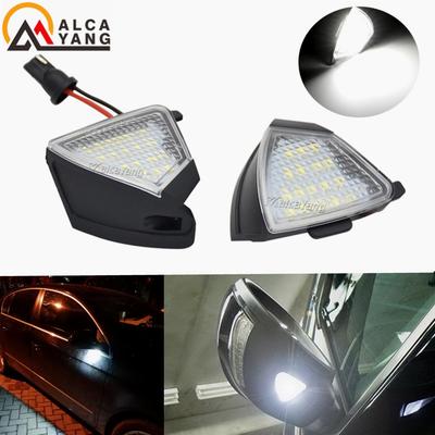 2 buc Lampă LED Canbus pentru Ușă Auto pentru Volkswagen VW Passat B6 CC Touran Jetta MK3 Golf 5 Lumini LED Sub Oglinda Laterală a Mașinii