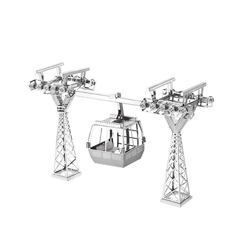 3D Metal DIY Puzzle Model Kit for Adults: Interlocking Educational Toy