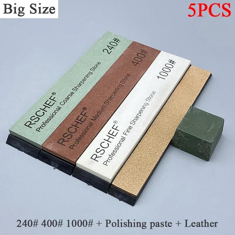 120#-3000grit Big Whetstone Profession Kitchen Knife Sharpener Sharpening Tool Quick Sharpening System Household Whetstone Apex