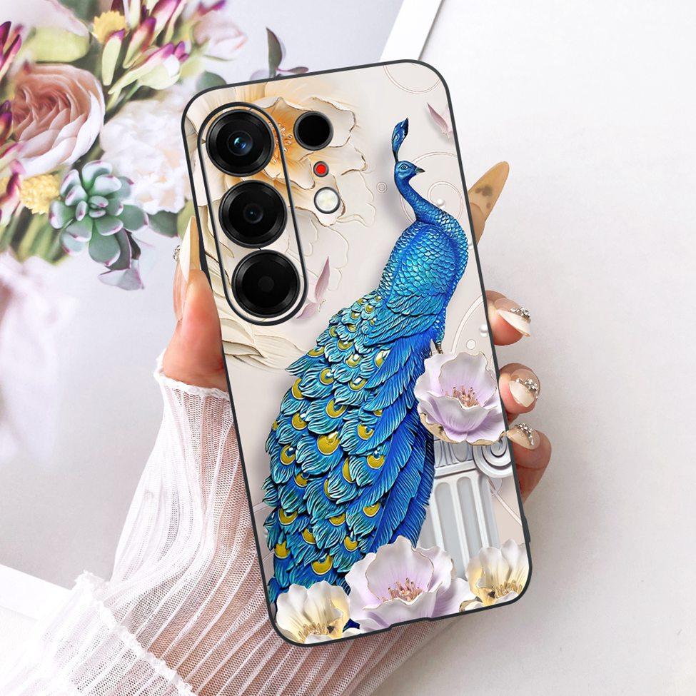 For Tecno CN5 Case For Tecno Camon 50 4G Cover Fashion Butterfly Cute Cat Cool Painted Soft Phone Casing For Techno Camon50 4G