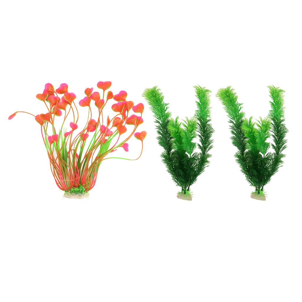 Aquarium Plants Decoration Artificial Lifelike Beautiful Fish Tank Plants Ornament for Underwater