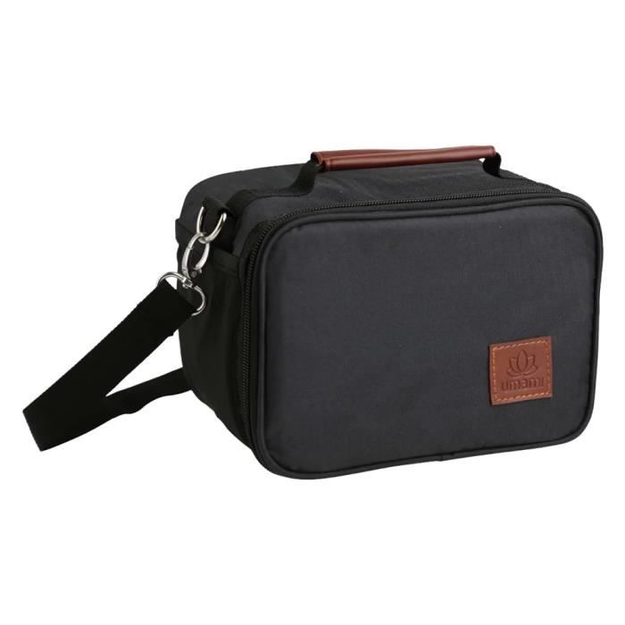 Sac glacière isotherme - umami - 3,8 l - noir - durable - pratique