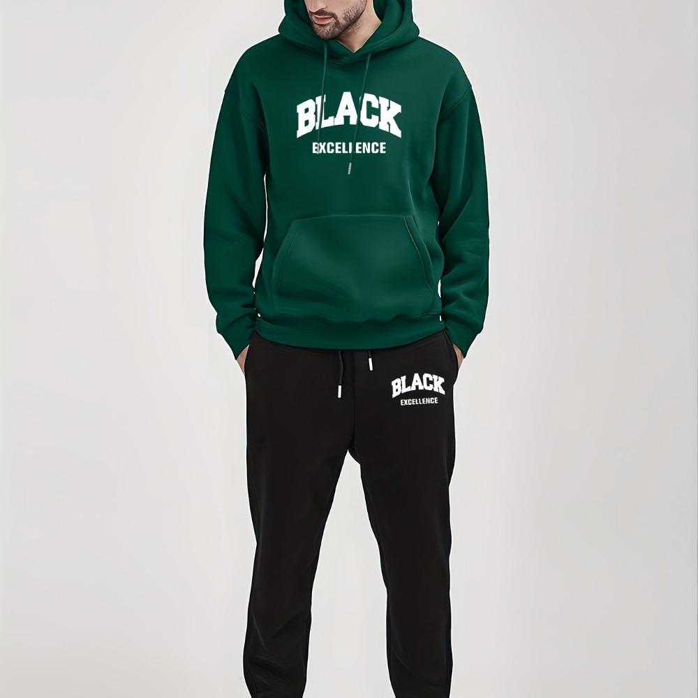 

Мужская мода Новый повседневный худи и спортивные штаны с бархатным спортивным костюмом, повседневный и удобный XXXL