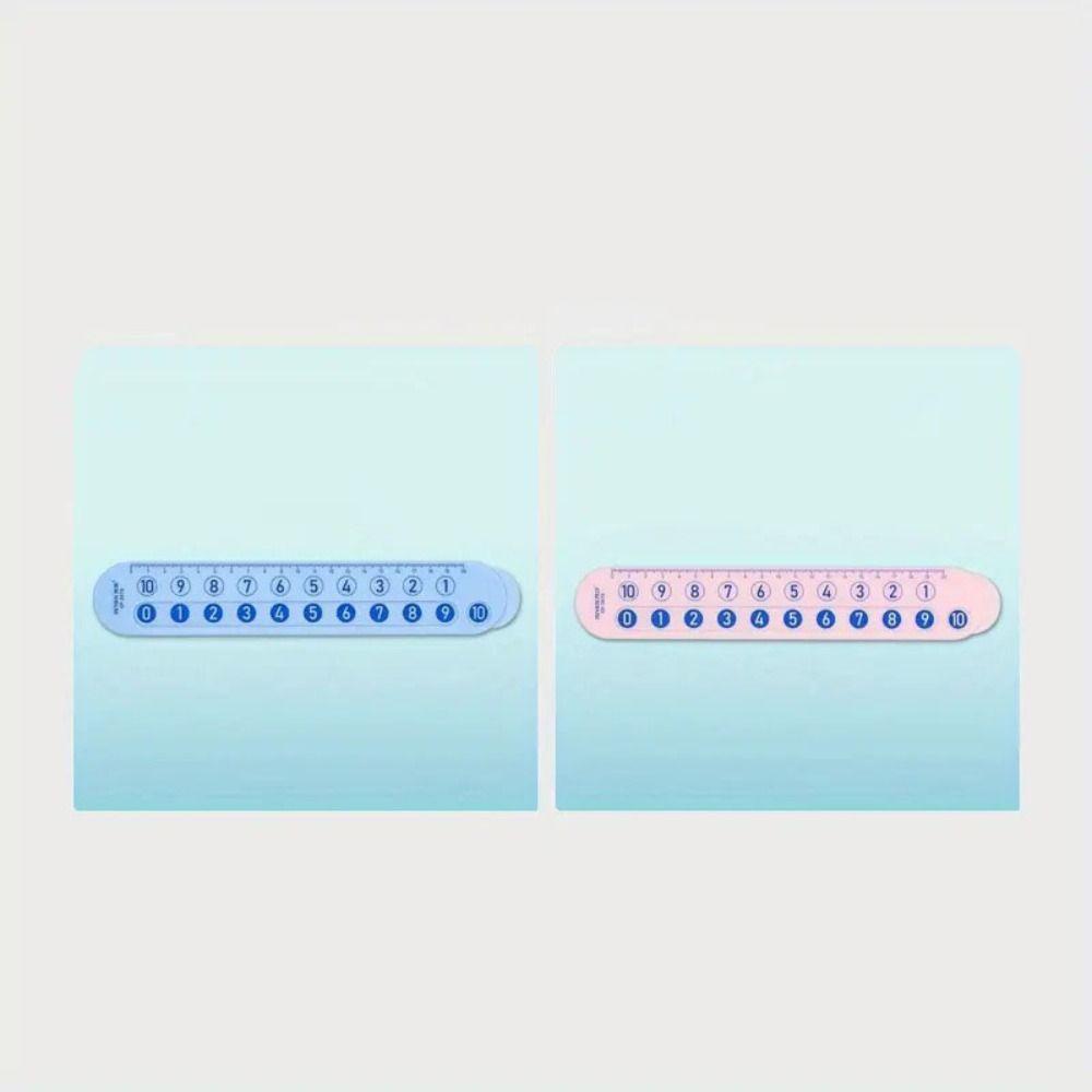 Enlightenment Aid Number Decomposition Ruler Early Education Student Ruler Straight Ruler  Addition