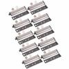 10Pcs Cabinet Door Push Latch Magnetic Stainless Steel Cupboard Rebounder Touch Latches Kitchen