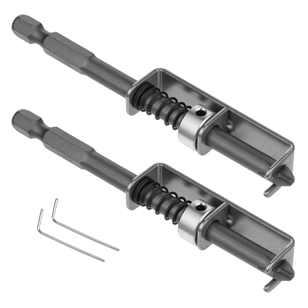 DIY Electric Drill Screw Holder Anti Drop Bit Attachment for Phillips Head Fixing Clamp One Handed Repair Tool Set