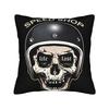 Black Grey Skull Face Día De Los Muertos Pillowcases Novelty Pillow Case For Sofa Home Decor Soft Pillow Cover