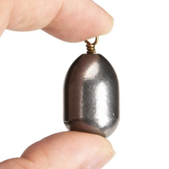 20Pcs/Set 360 Degree Rotatable Fishing Weight High Hardness Iron Reliable Rust-proof Fishing Casting