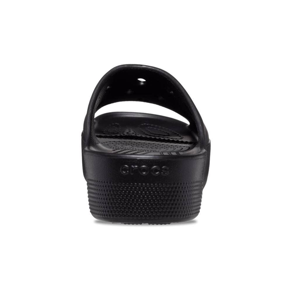 Crocs Classic Platform Slide 25cm Women's Sandals, Black,