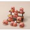 8pcs/Set Capybara Figure Toy MIni Figurine Desktop Decoration Model Ornaments Toys Boys Girls Christmas Gifts