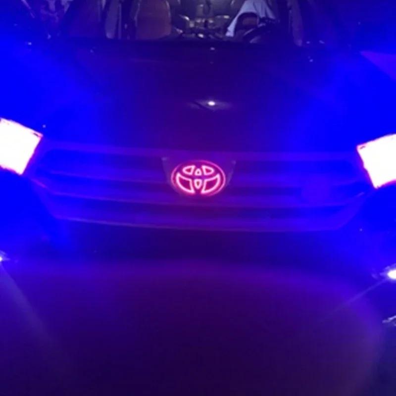 VTHD8 5D Car Front Grille Trunk Logo LED Light Retrofit For Toyota Corolla Camry Reiz PRADO Vios Highlander LVALON Yaris LANDCRUIS