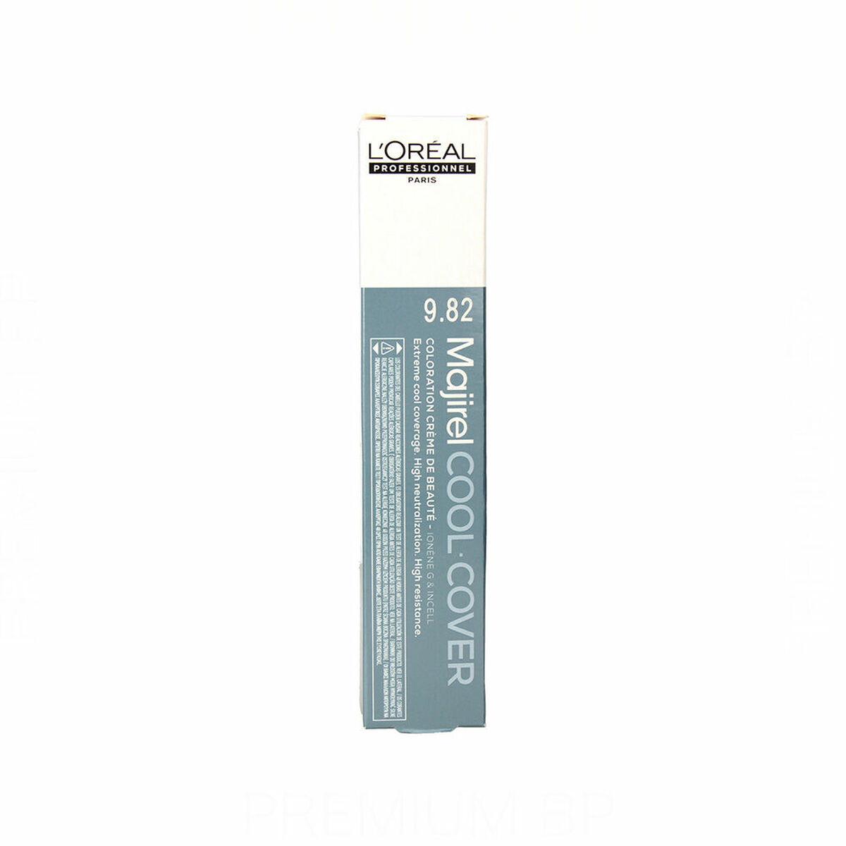 

Стойкая краска для волос L Oreal Professionnel Paris Majirel Cool Cover #9.82 Extra Light Blonde (50 мл)